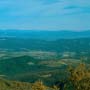 view from the hill of Montieri to Chiusdino