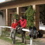 at the stables